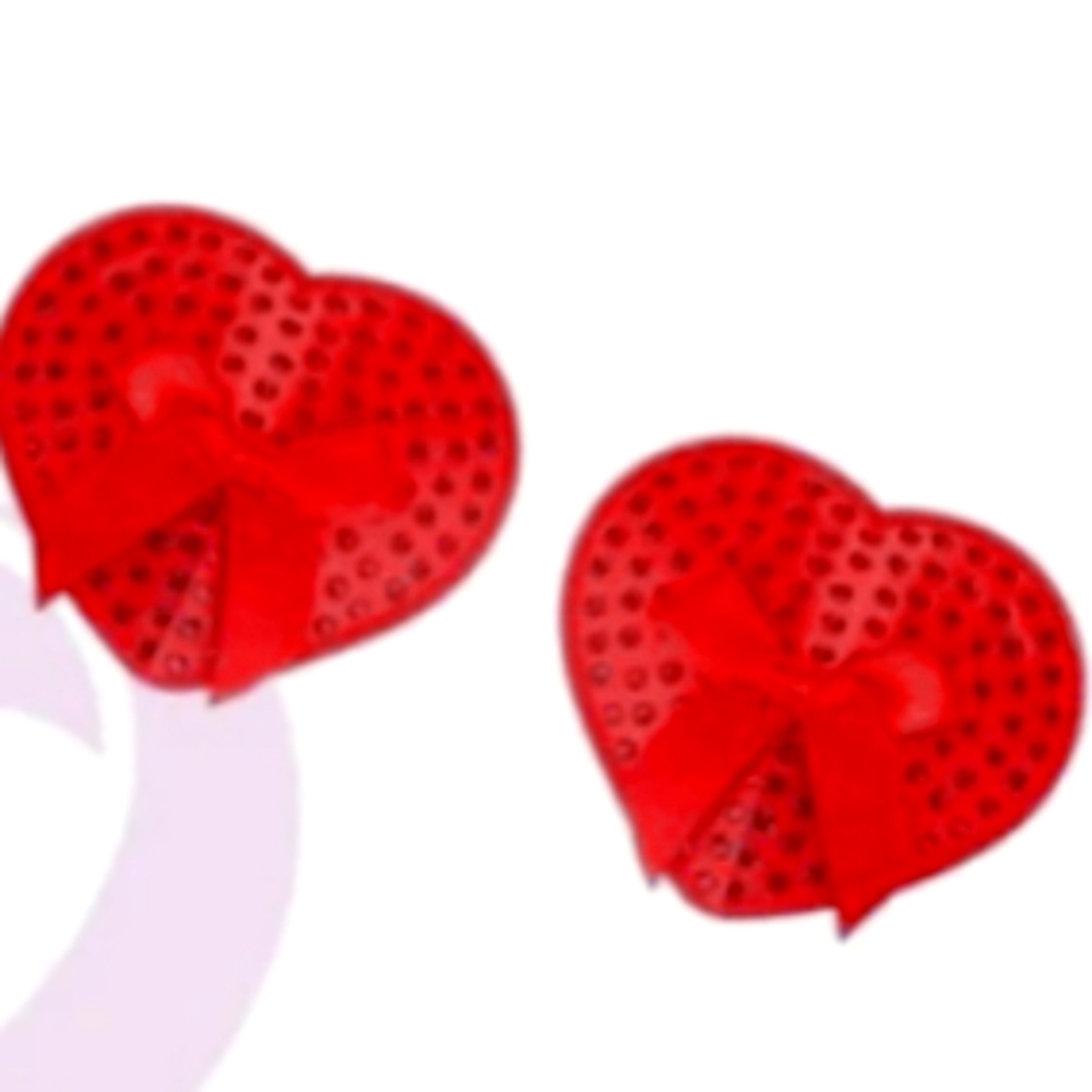 Red heart pasties